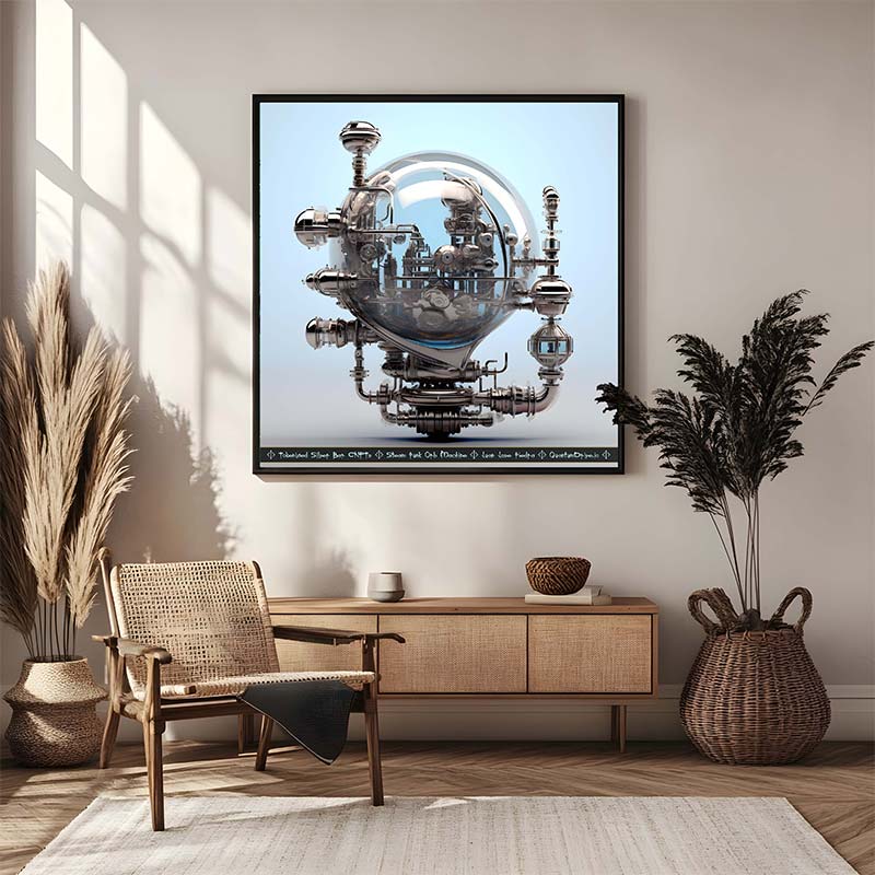 Steampunk Orb Machine CNFT #01