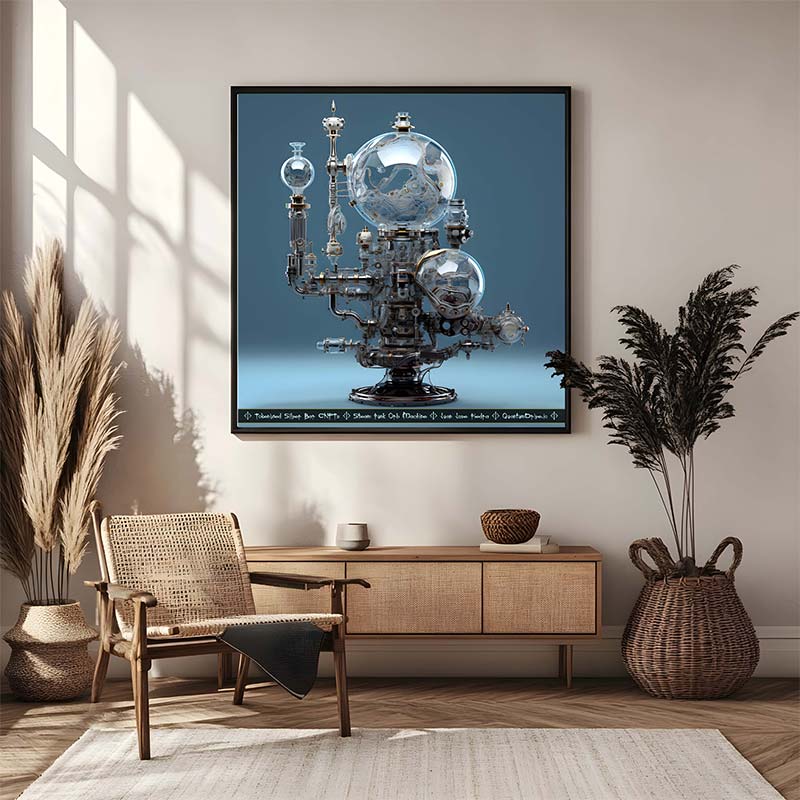 Steampunk Orb Machine CNFT #04