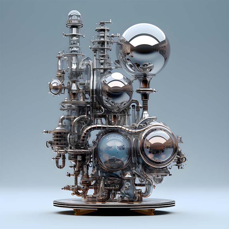 Steampunk Orb Machine CNFT #05