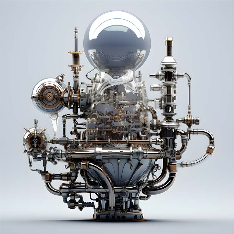 Steampunk Orb Machine CNFT #10